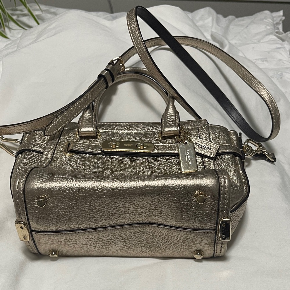 Metallic Gold Women's Handbag